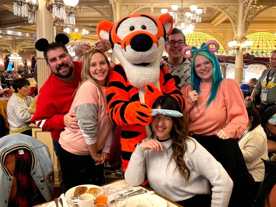 pasti con i personaggi a Disneyland Paris