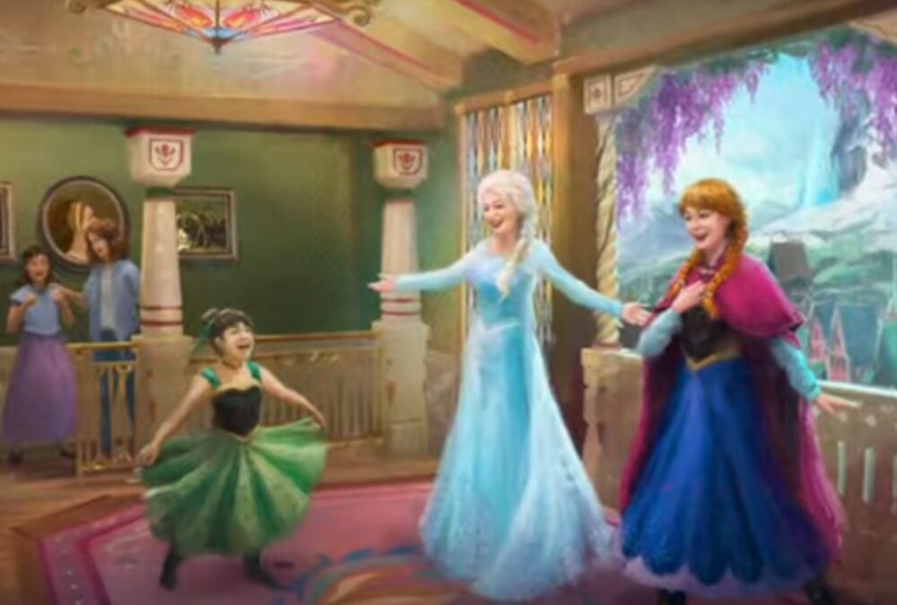 land di frozen a disneyland paris