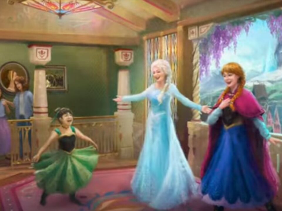 land di frozen a disneyland paris