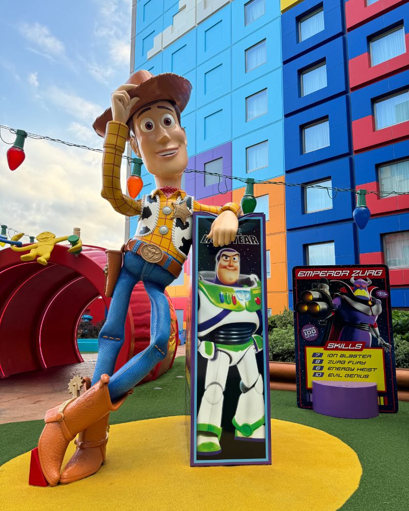 statue disney hotel toy story a tokyo disney