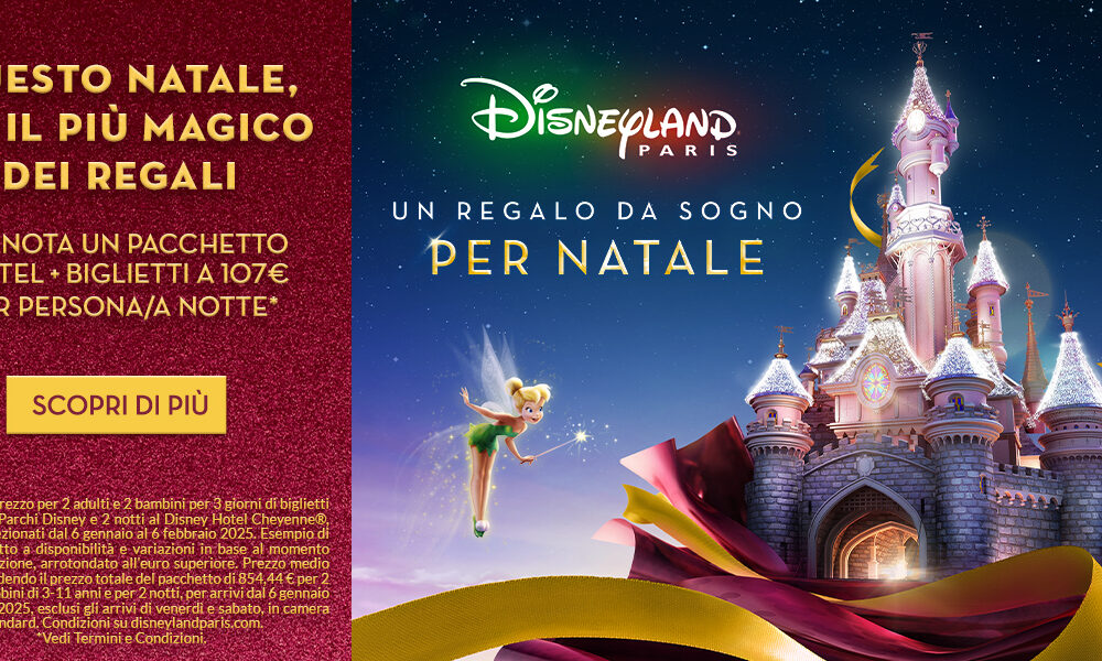 Disneyland Paris è il regalo di natale perfetto