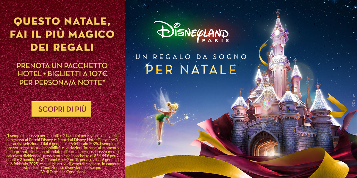 Disneyland Paris è il regalo di natale perfetto