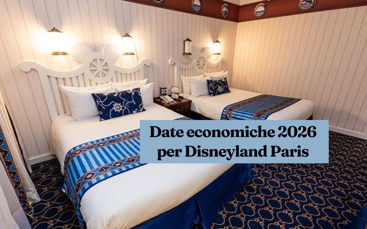 date economiche per andare a Disneyland Paris nel 2026